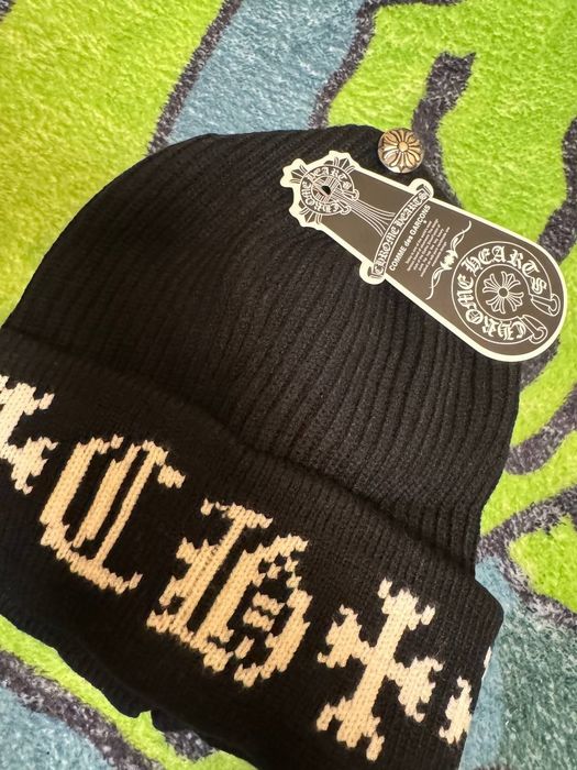 шапка chrome hearts black