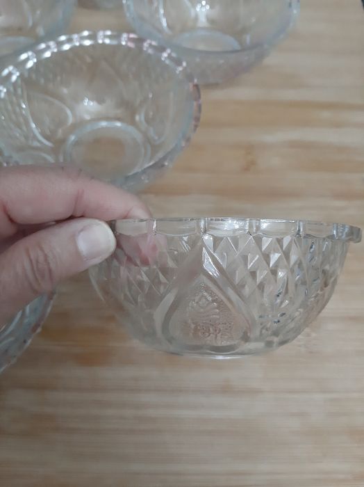 Conjunto de 6 tijelas com textura