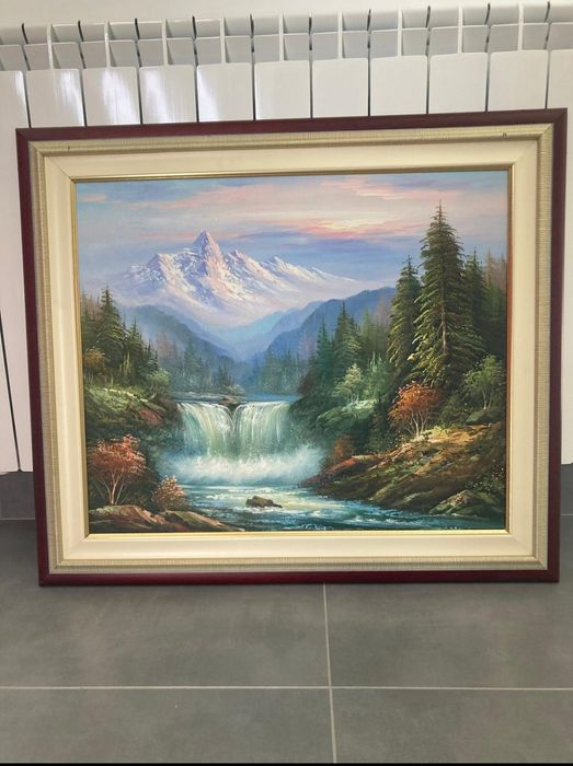 Quadro pintado a mão