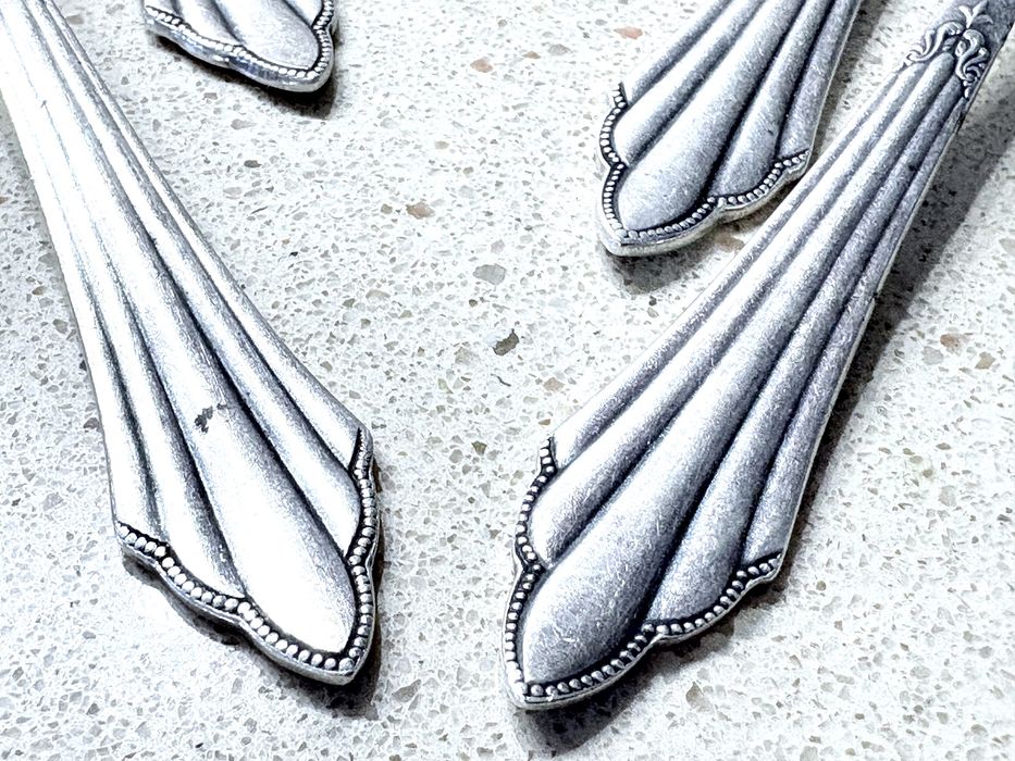 Excelentes peças de talheres WMF padrão leque com banho em prata