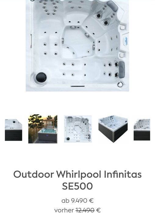 Jacuzzi ogrodowe Infinitas SE 500 Made in GERMANY 12490