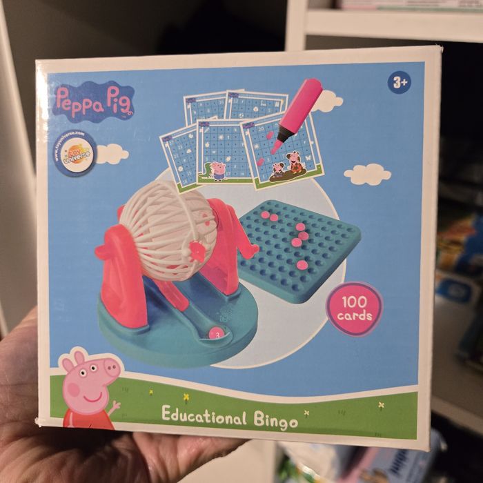 Nowa Gra edukacyjna Bingo Świnka Peppa