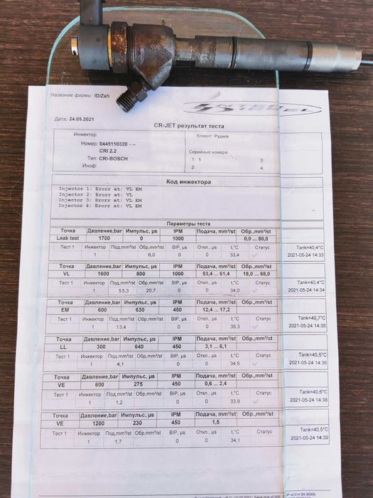 0445110320 Форсунка Hyundai Kia 1.4 1.6 38002A900