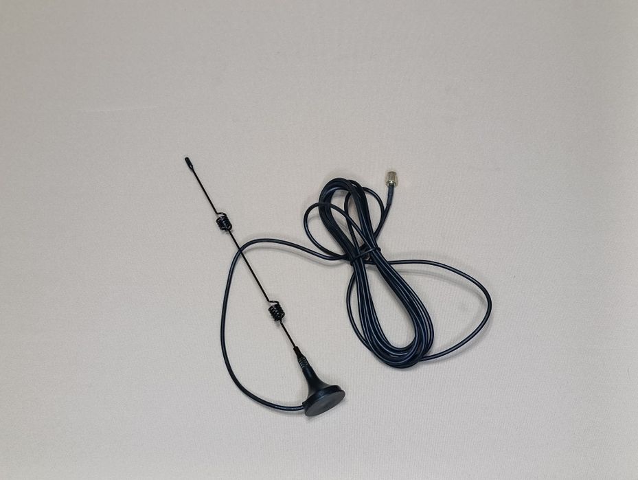 Antena magnetyczna GSM/LTE/WiFi | Złącze SMA | Długi kabel | Wzmacniaj