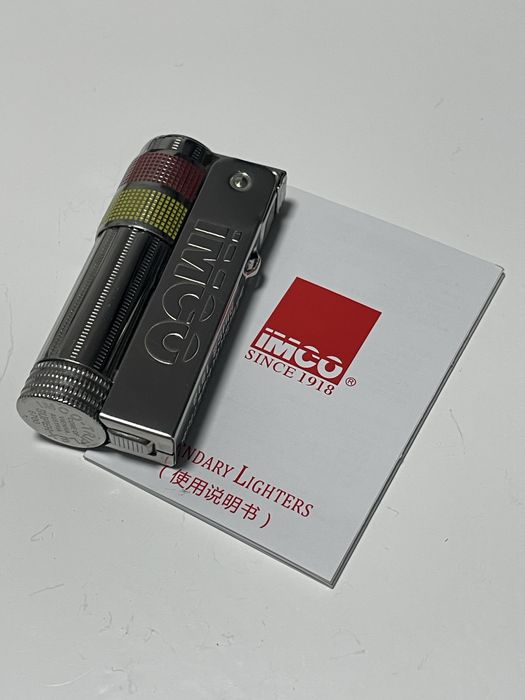 Запальничка IMCO Super Triplex 6700 Yellow-Red Two Tone