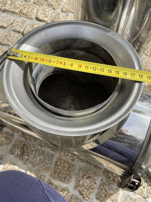 Tubo para chamine mais uma saida