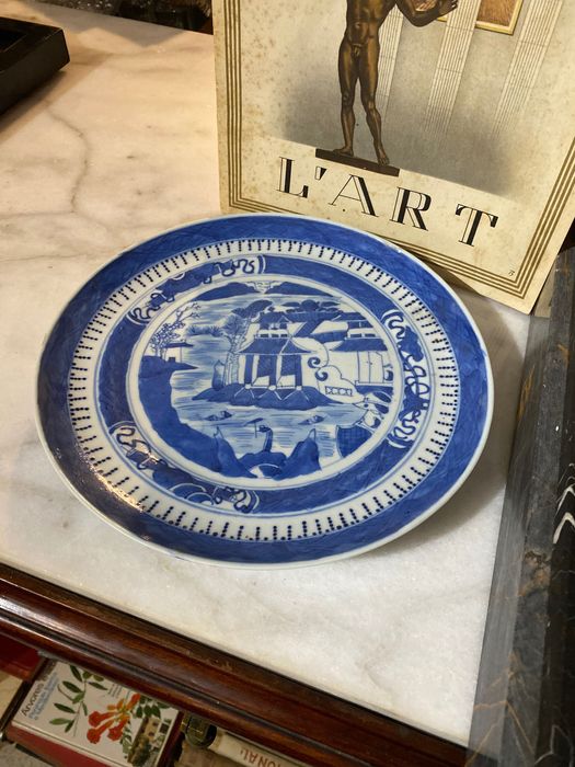 Prato Porcelana Chinesa séc XVIII 22 cm