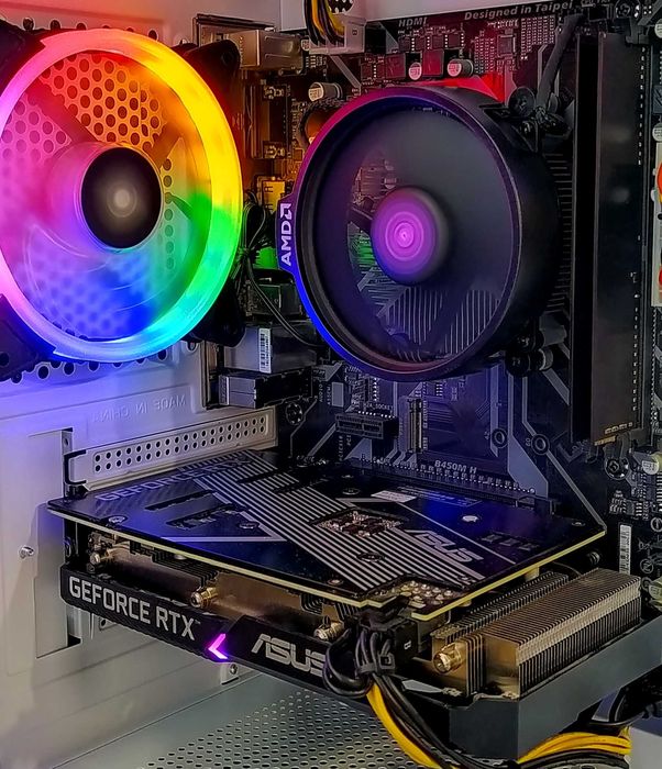 RTX3060 12gb/ Ryzen 5 5500/ 16gb DDR4 игровой компьютер АМ4