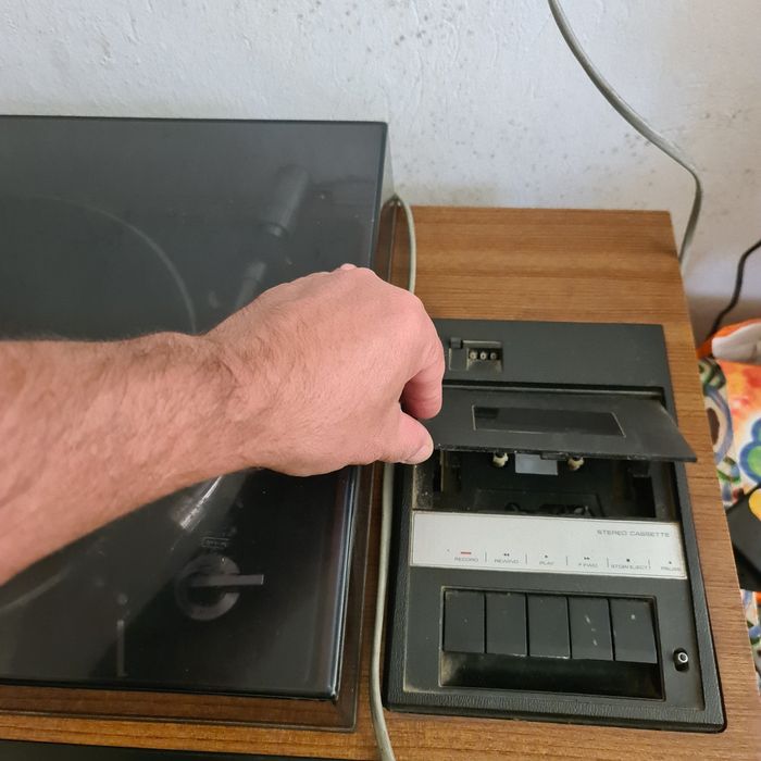 Leitor de vinis marca charp