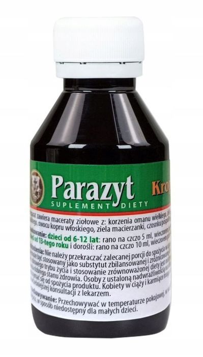 PARAZYT - Franciszkańskie krople bezalkoholowe - suplement diety Herbarium