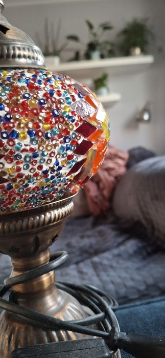 Lampa turecka stołowa