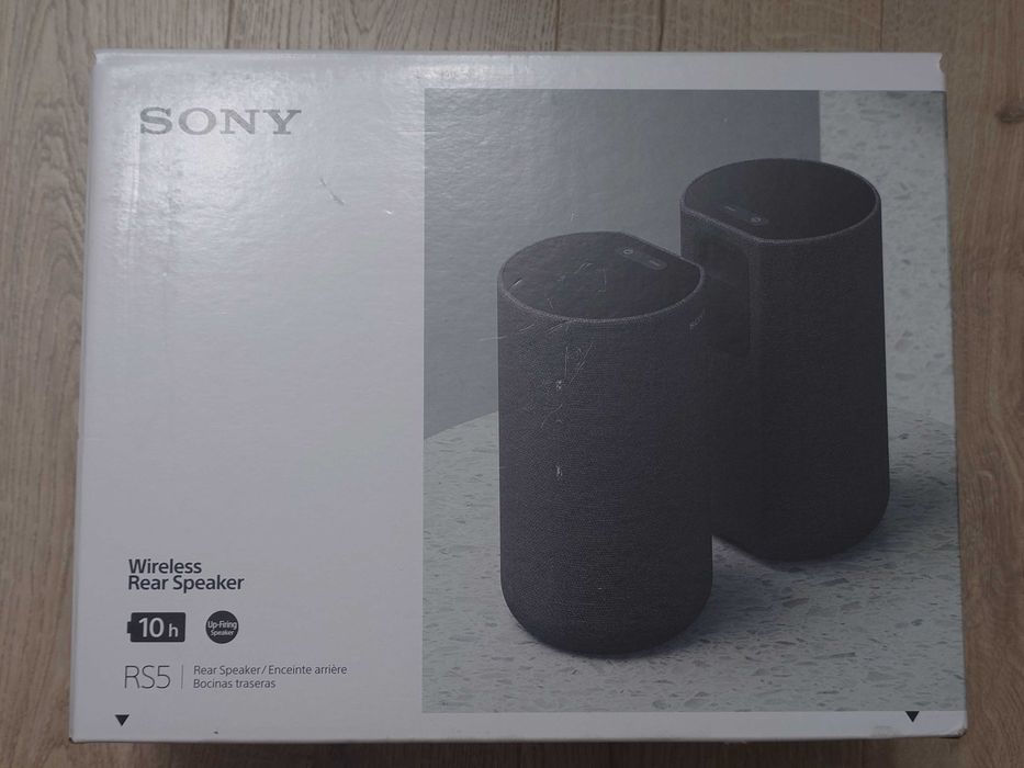 Nowe bezprzewodowe tylne głośniki tylne Sony SA-RS5 czarne