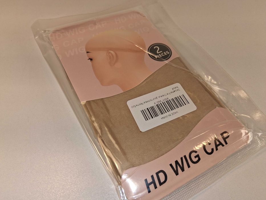 E067 HD Wig Cap Czepek Pod Perukę UltracienkiNude Oddychający 2 Sztuki