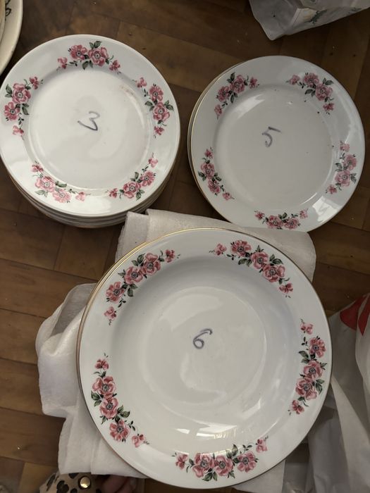 Тарілки блюда супові підставні десертПОСУД СРСР сервиз сервіз поштучно