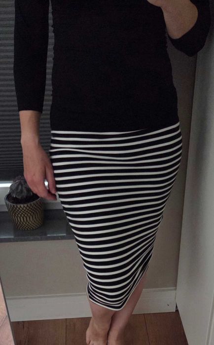 Spodnica tuba paski H&M XS/S