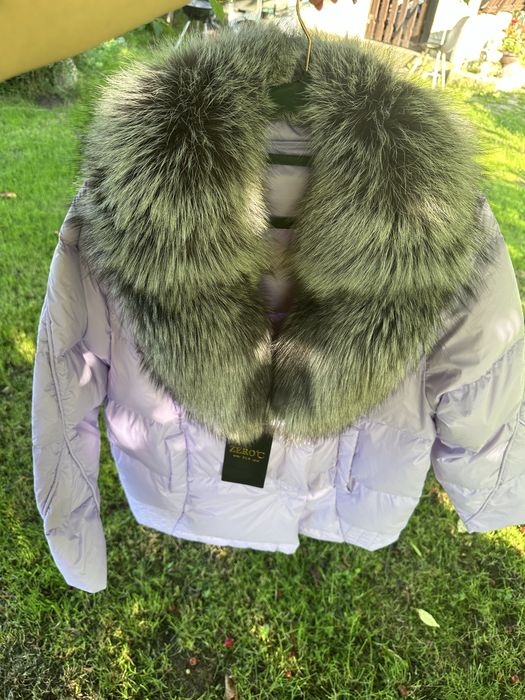 kurtka zimowa z lisem