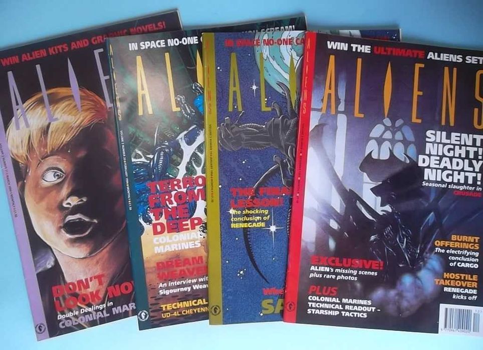 ALIENS (Magazine UK) , Volumes 1&2 , Dark Horse International.