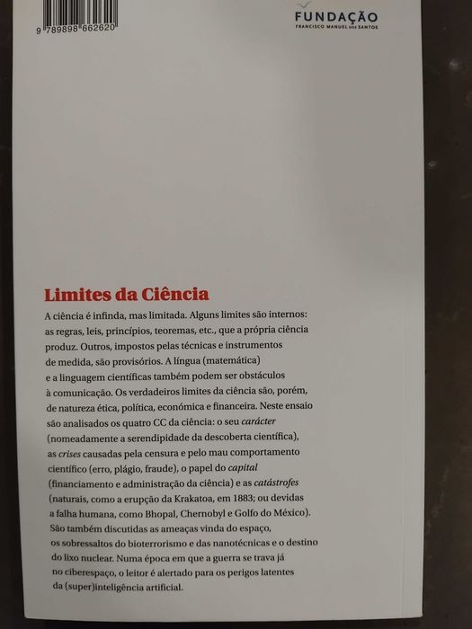 Livro  os Limites da Ciência  novo