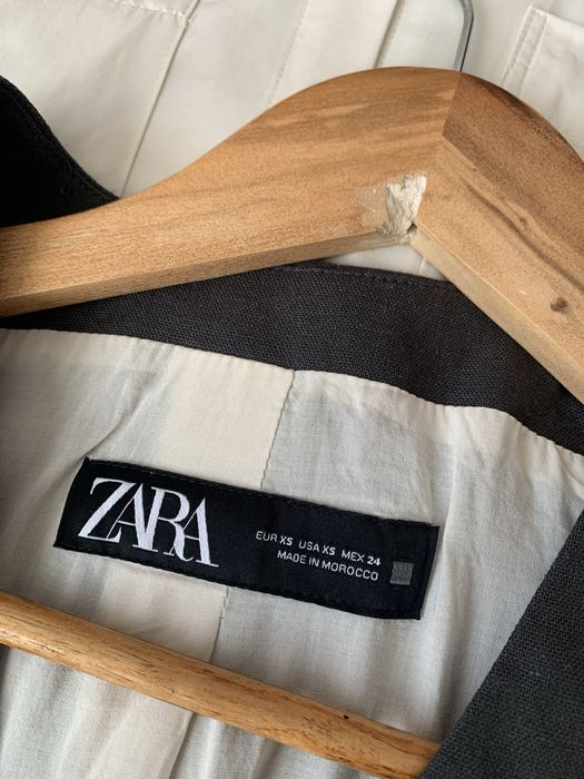 Крутий жилет з натуральної тканини р.XS