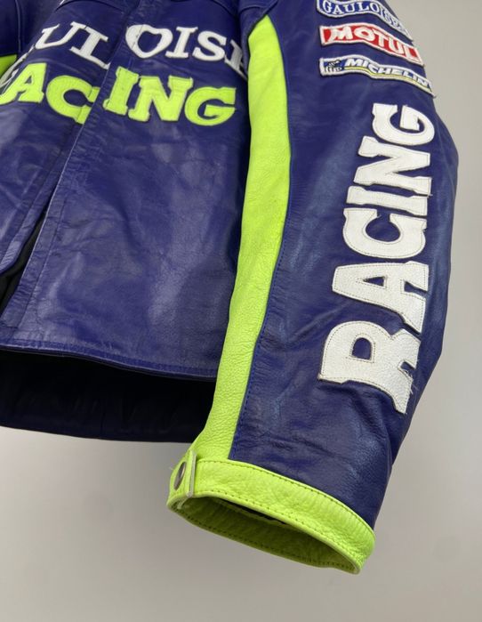 Casaco F1 Gauloises Racing em Pele Influencer Motard YouTuber