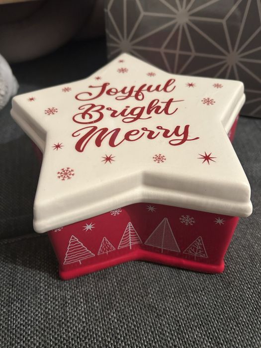 Ceramiczny pojemnik świąteczny pojemnik na pierniczki