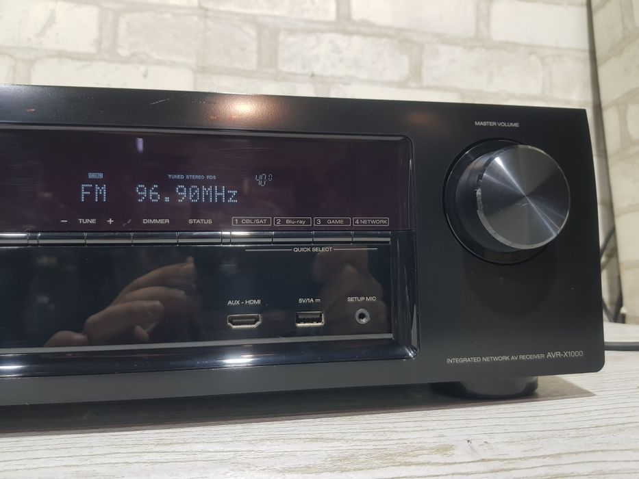 5.1 AV ресивер DENON AVR X1000+2 . 5x120 Вт, HDMI USB LAN