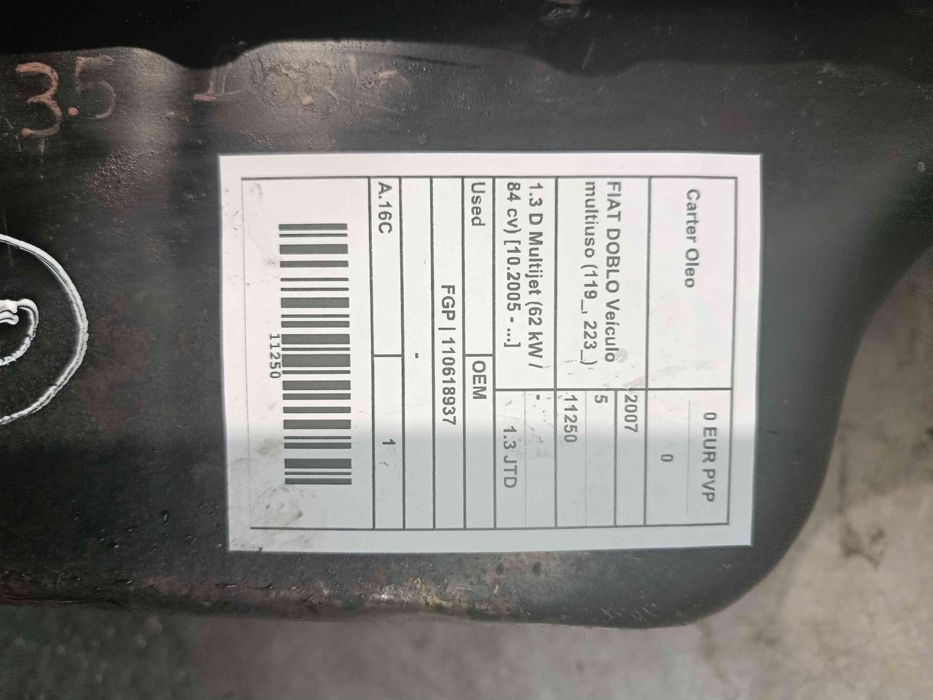 Carter FIAT Doblo Combi (119_, 223_)