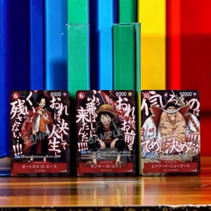 One Piece Card Game Saikyo Jump Promo Pack Luffy Ace Whitebeard Sealed