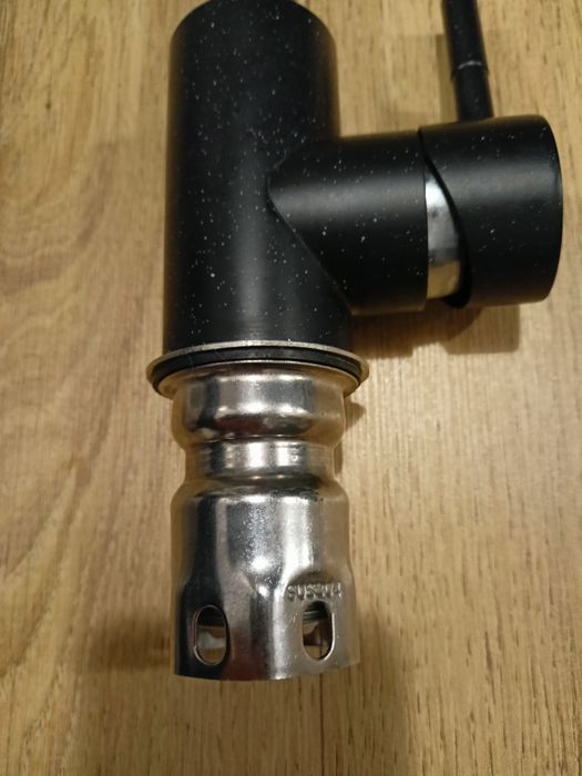 Bateria kran kuchenny czarny ala granit kamień  M10