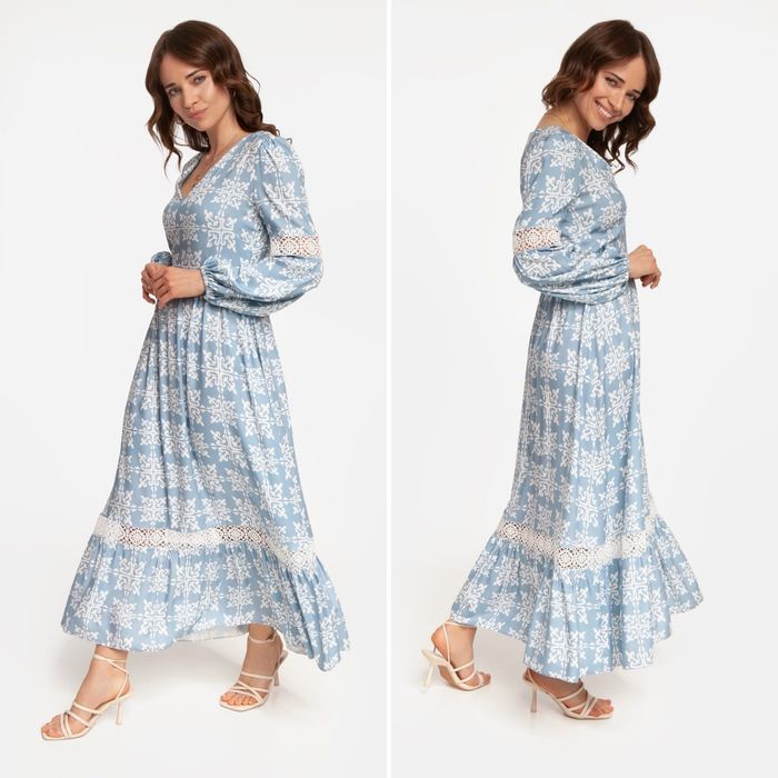 Sukienka damska maxi, styl boho, rozmiar L. 100% wiskoza