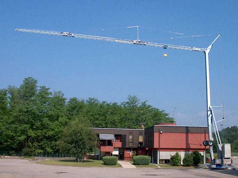 Żuraw budowlany, dźwig szybkomontujący Vicario OMV 30, Eko Power 230V
