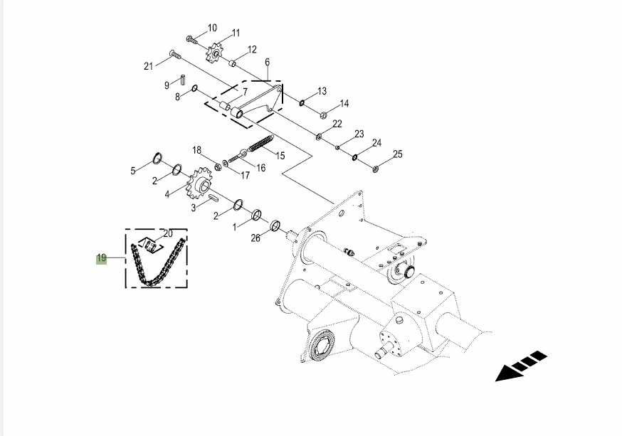 Łańcuch napędowy  Krone 1 1/4 " 60 Rol. 9000.189.30