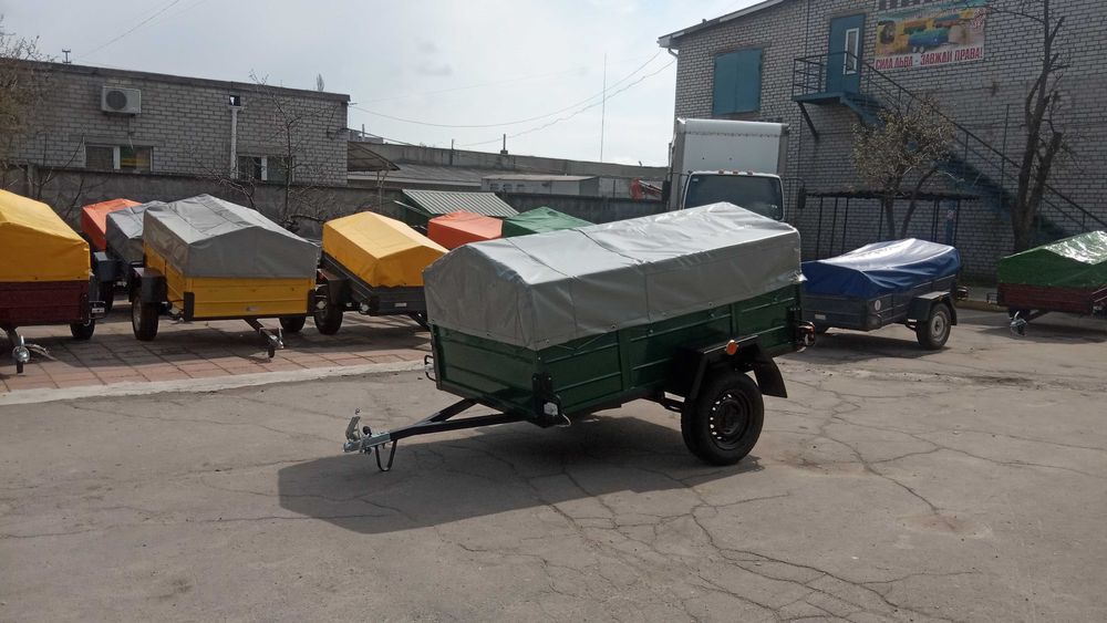 НОВИЙ УНІВЕРСАЛЬНИЙ ПРИЦЕП с завода 2000/1300/410  Доставка. Гарантія.