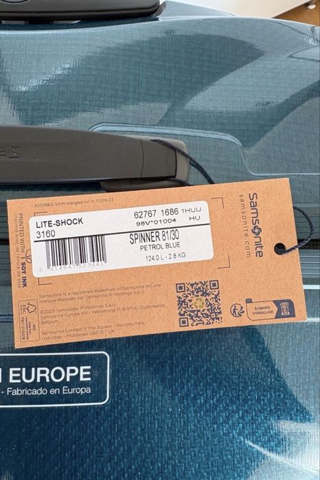 SAMSONITE Lite Shock / Lekka Walizka XXL 81cm 2,85kg