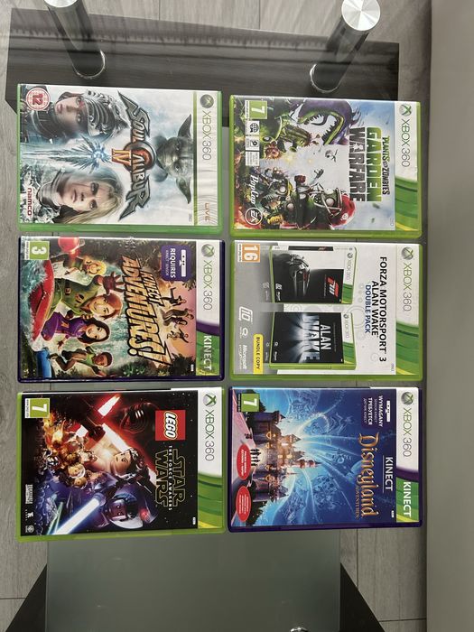 Konsola Microsoft Xbox 360 Slim E 500GB Sensor Kinect Gry LEGO Forza !