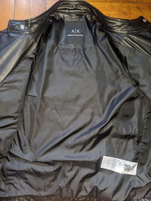 Куртка мужская armani exchange чёрного цвета  весна лето