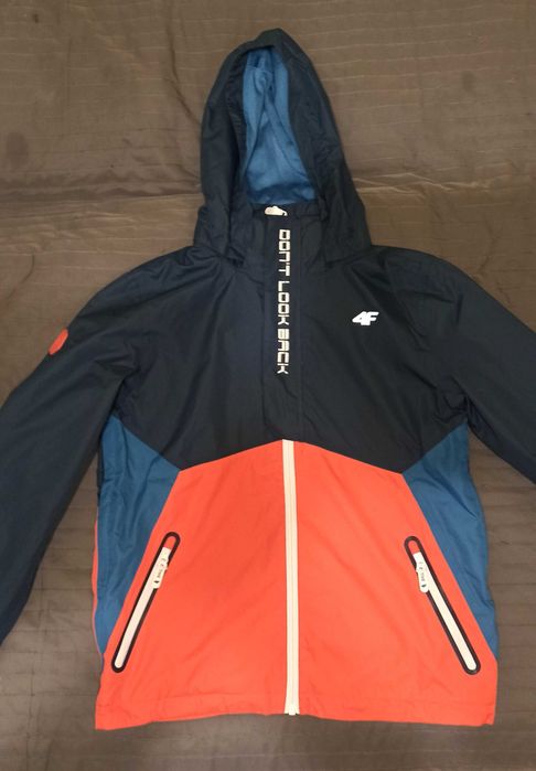 Kurtka z podpinanym polarem 4F, z membraną NeoDry, rozm. 158 -b. dobry