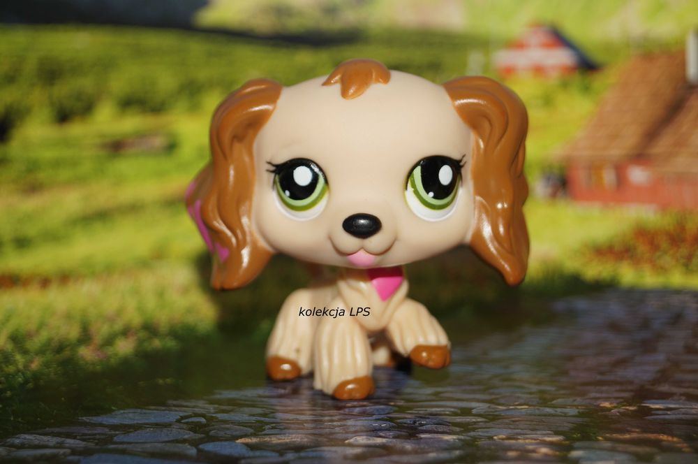 LPS Littlest Pet Shop spaniel #1963 oryginalny pop oryginał Nintendo