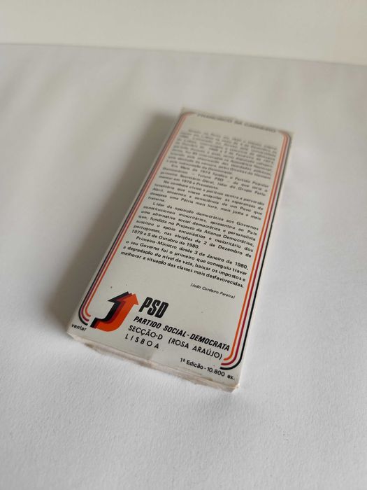 Caixa de fósforos Sá Carneiro PPD PSD