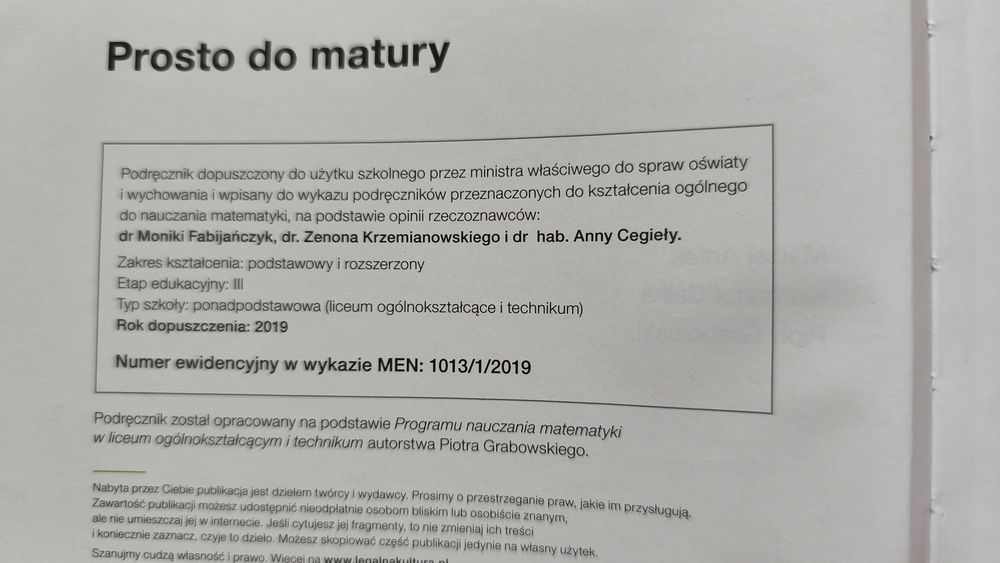 Matematyka - Prosto do matury