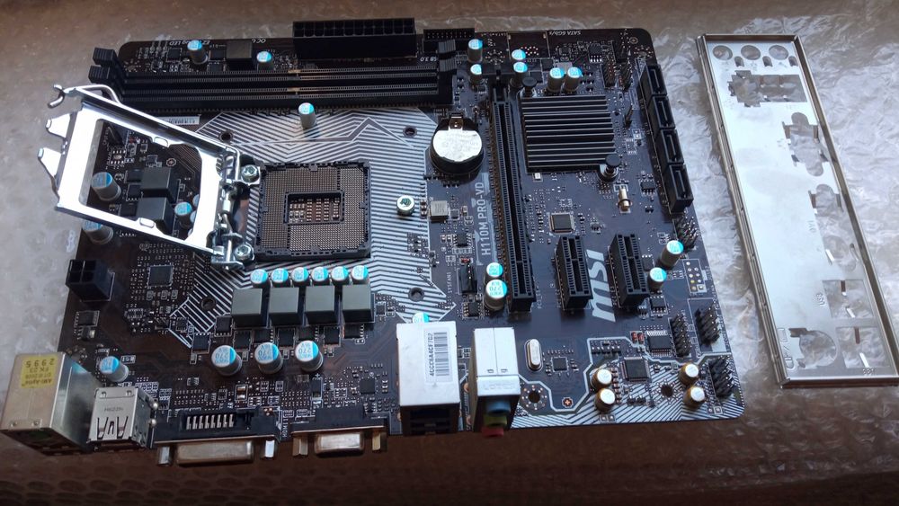Материнская плата MSI H110M PRO-VD+Intel (s1151, Intel H110), s1151