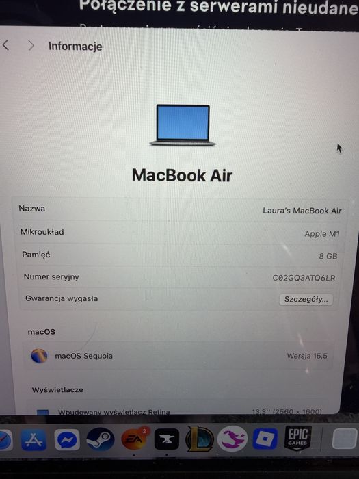 MacBook 13 air 256 gb