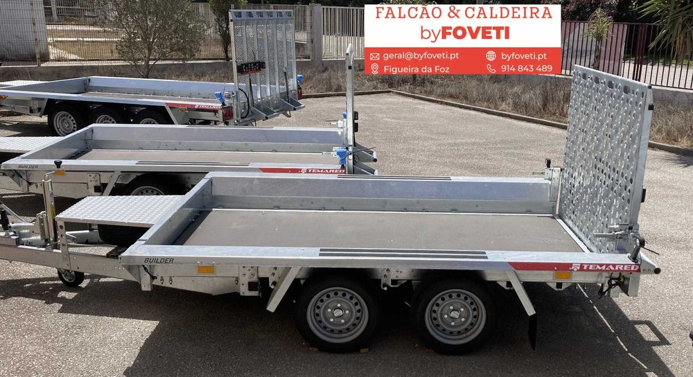 Atrelado para Máquina Giratória - Reboque para Máquina Bobcat - Traillers para escavadora