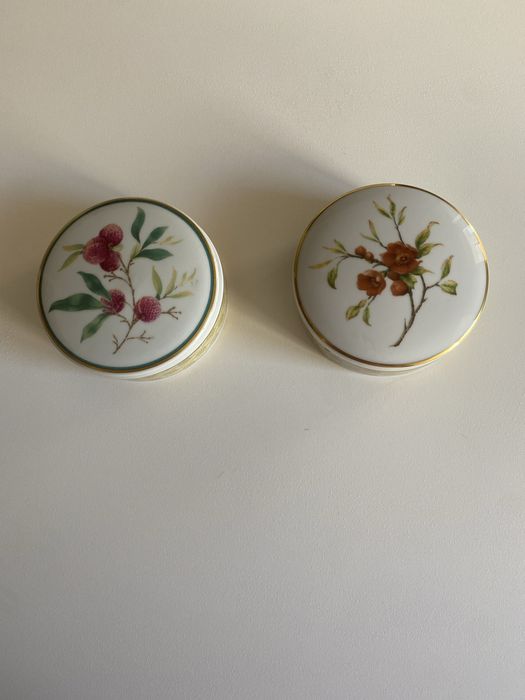 2 Caixinhas decorativas, redondas Vista Alegre