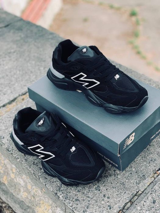 New Balance Gore-Tex WaterProof Termo Кросовки мужские черные Нью беланс топ качество Ньюбелансы 9060 NB Прочные легкие красивки Кросовки кожаные