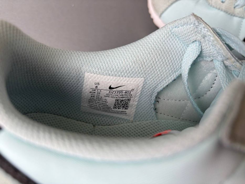 Жіночі кросівки nike cortez light blue dz2795-401 оригінал розмір 39