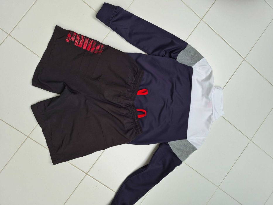 Bluza męska Puma sportlifestyle + spodenki r. M
