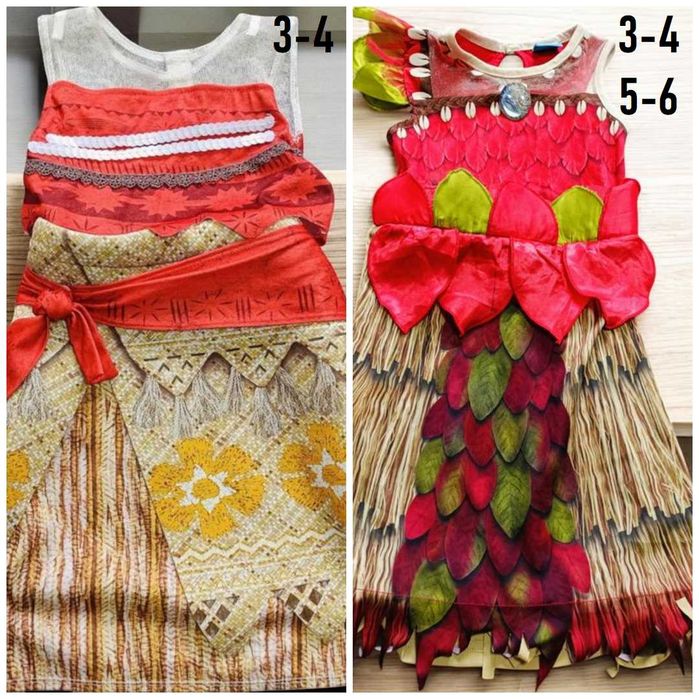 карнавальный костюм Моана диснеи 3-4,5-6 лет