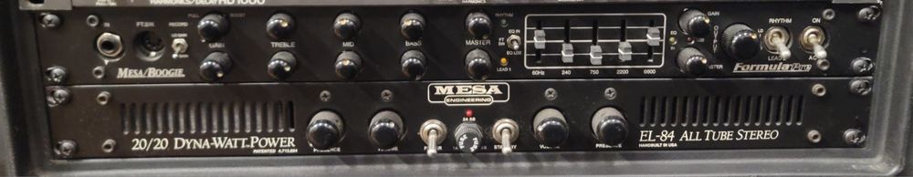 Сет pre amp + amp Mesa Boogie + Mesa 20/20 Dyna-Watt Power