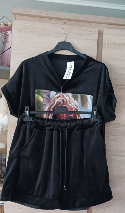 Komplet czarny dres